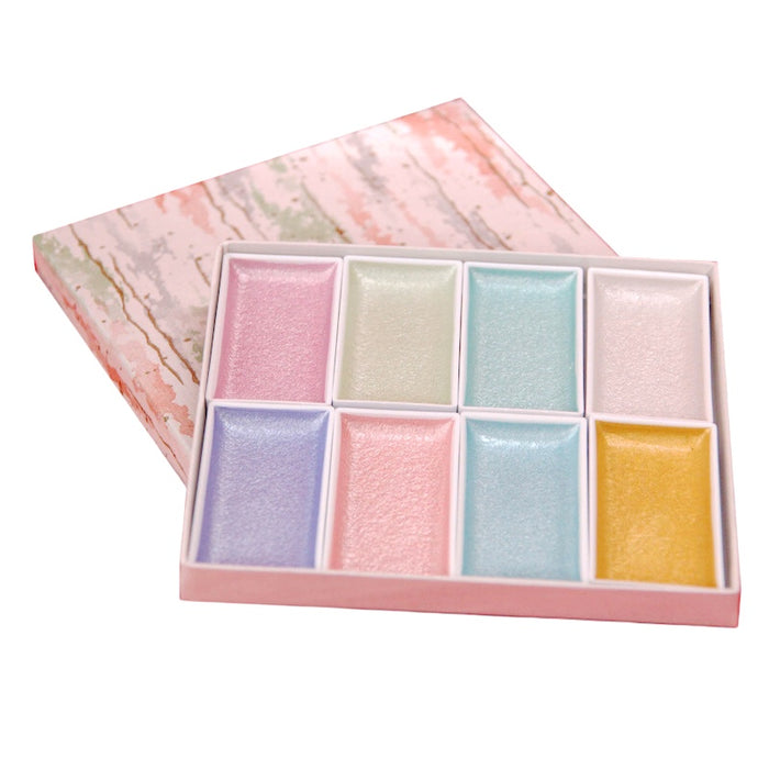 Japanese Watercolours - Set of 8 Pearl Colours