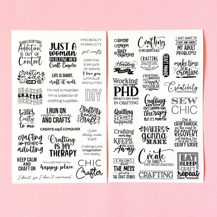 Chic Crafter Sticker Book