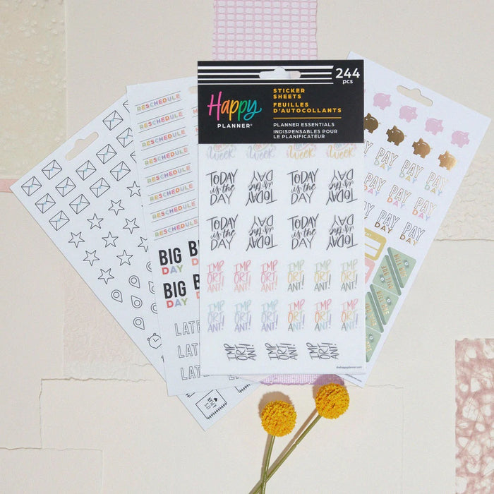 The Happy Planner 'Planner Essentials' Stickers - 5 Sheets