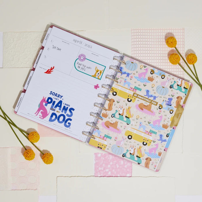LAST STOCK! The Happy Planner 2024-2025 'Playful Pups' CLASSIC VERTICAL Happy Planner - 18 Months