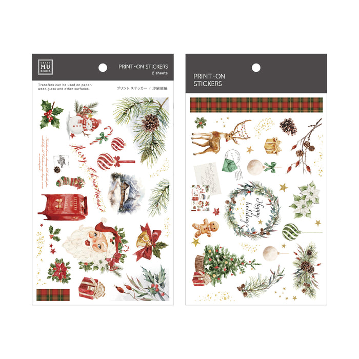Print-On Stickers Christmas Collection #027