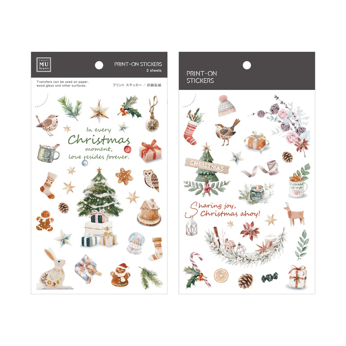 Print-On Stickers Christmas Collection #028