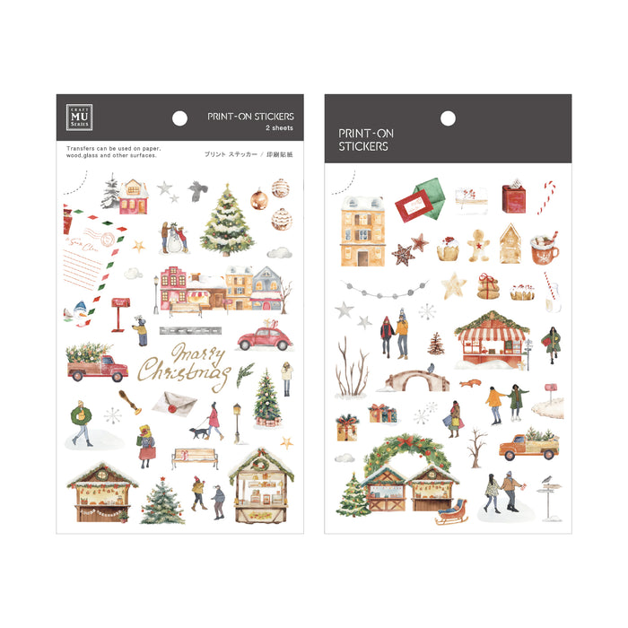 Print-On Stickers Christmas Collection #029