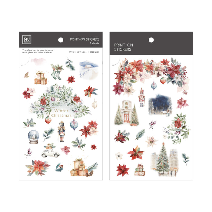 Print-On Stickers Christmas Collection #030