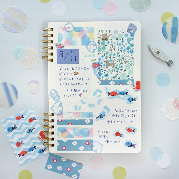 Notebook Deco Stickers - Light Blue