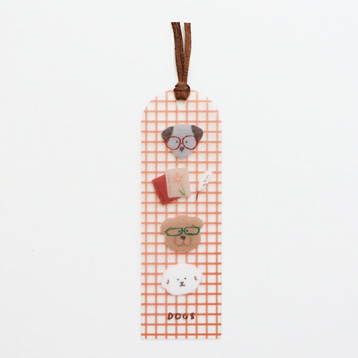 Clear Bookmark - Book & Dog