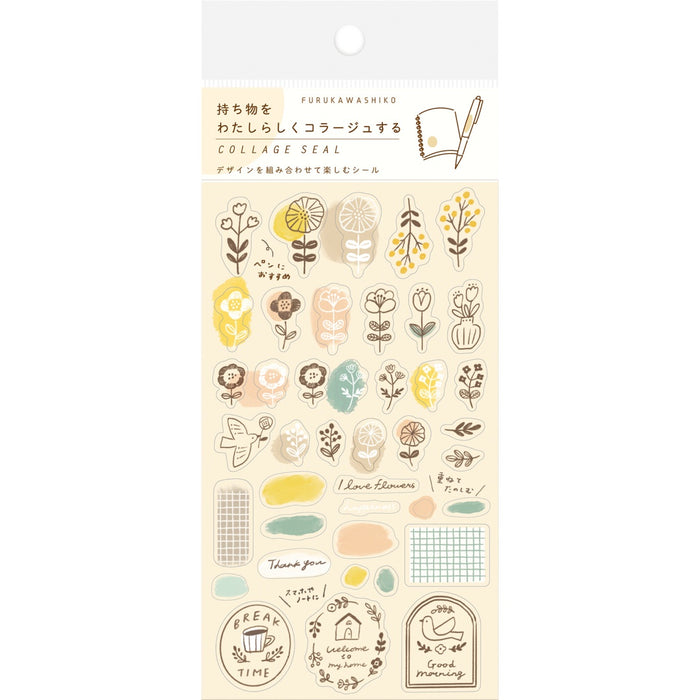 Clear Collage Stickers - Scandinavian