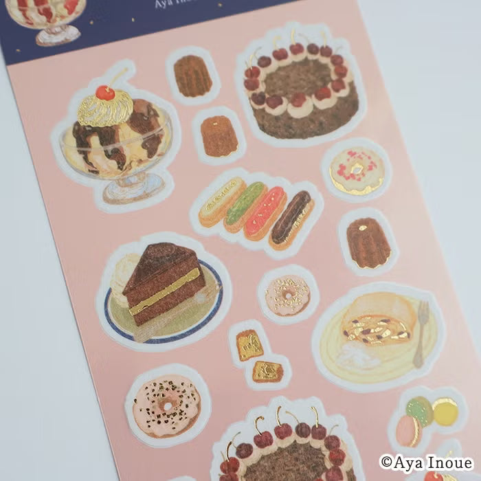 Foil-Stamped Sticker Sheet - Sundae