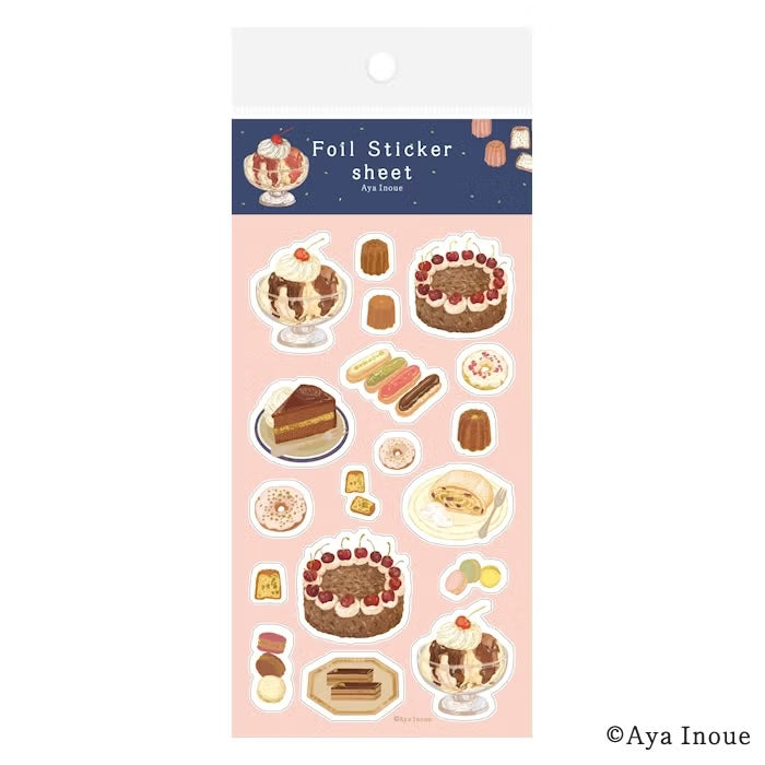 Foil-Stamped Sticker Sheet - Sundae