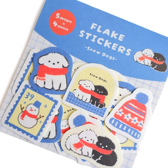 Flake Stickers - Snow Dogs