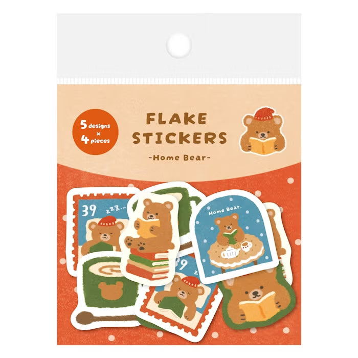 Flake Stickers - Home Bear