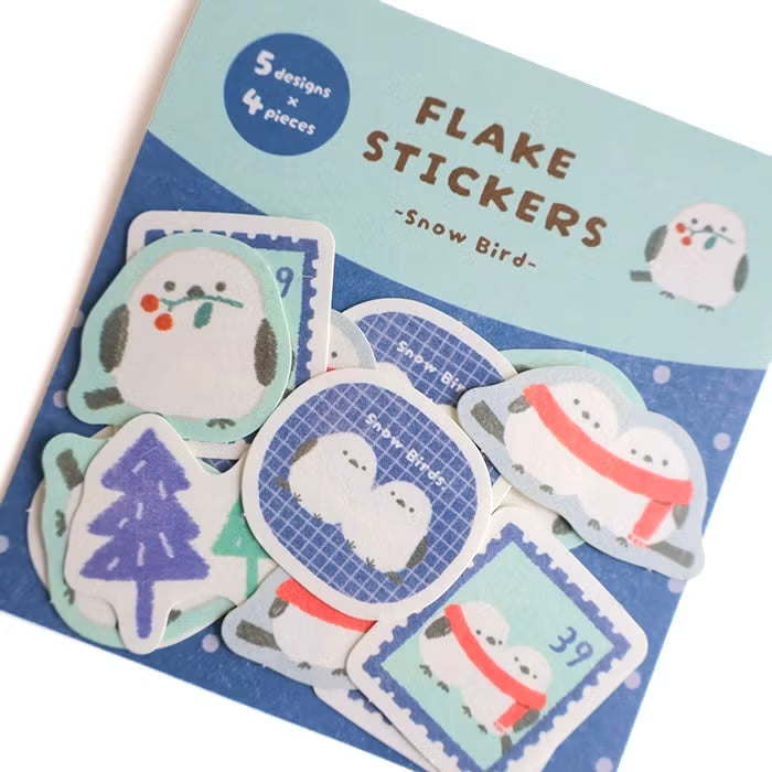 Flake Stickers - Snow Bird