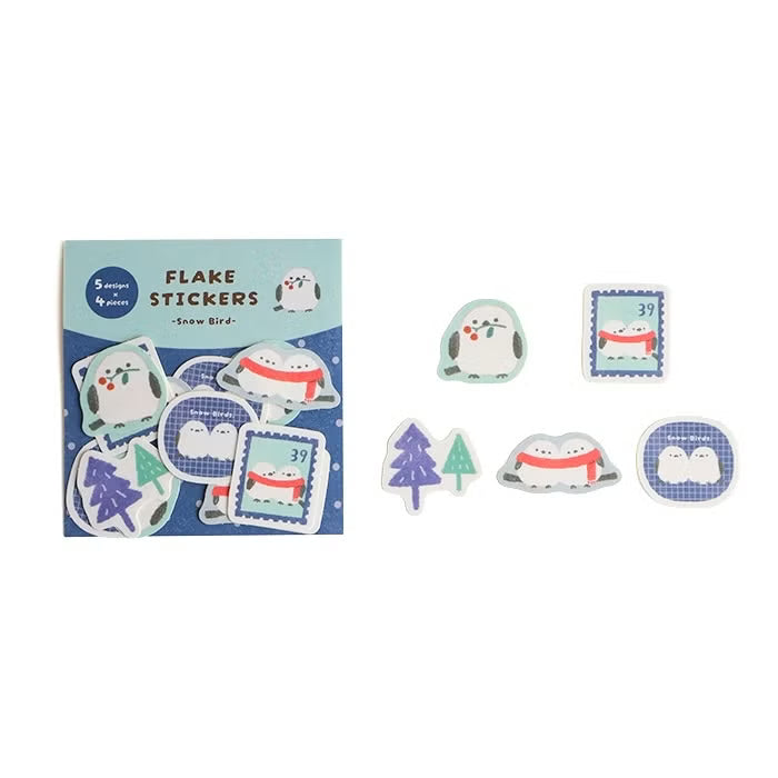 Flake Stickers - Snow Bird