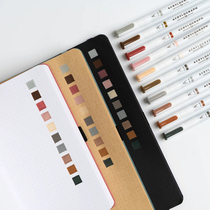 Acrylograph Pens Set of 10 - Quiet Corners