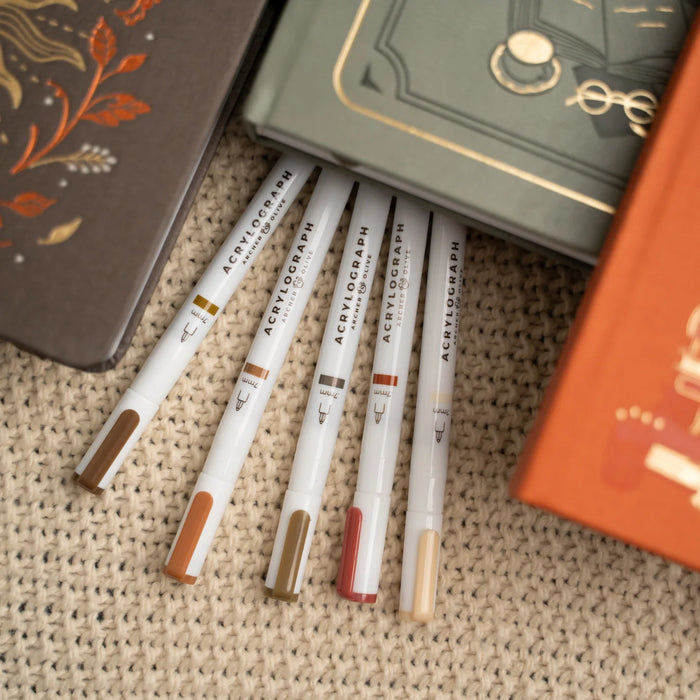 Acrylograph Pens Set of 10 - Quiet Corners