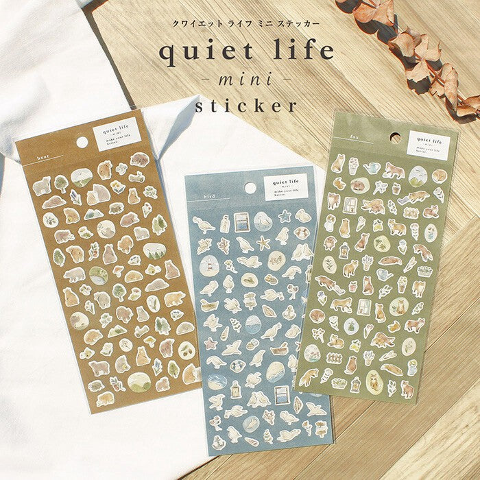 Mind Wave 'Quiet Life' Mini Stickers - Fox