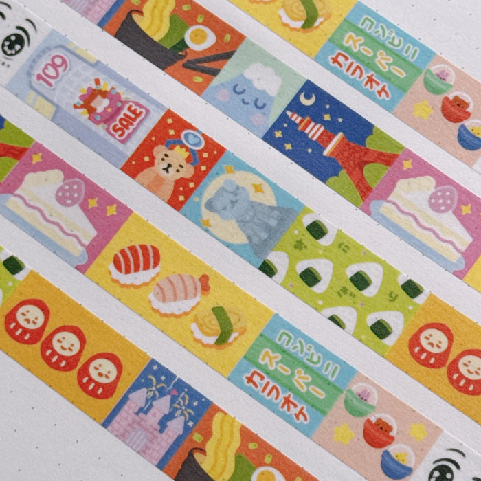 rainbowholic x Tazdaunicorn Washi Tape - Tokyo Local