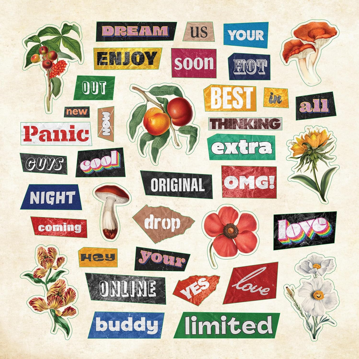 Ransom Notes Sticker Book - Over 2100 Stickers! — WashiGang