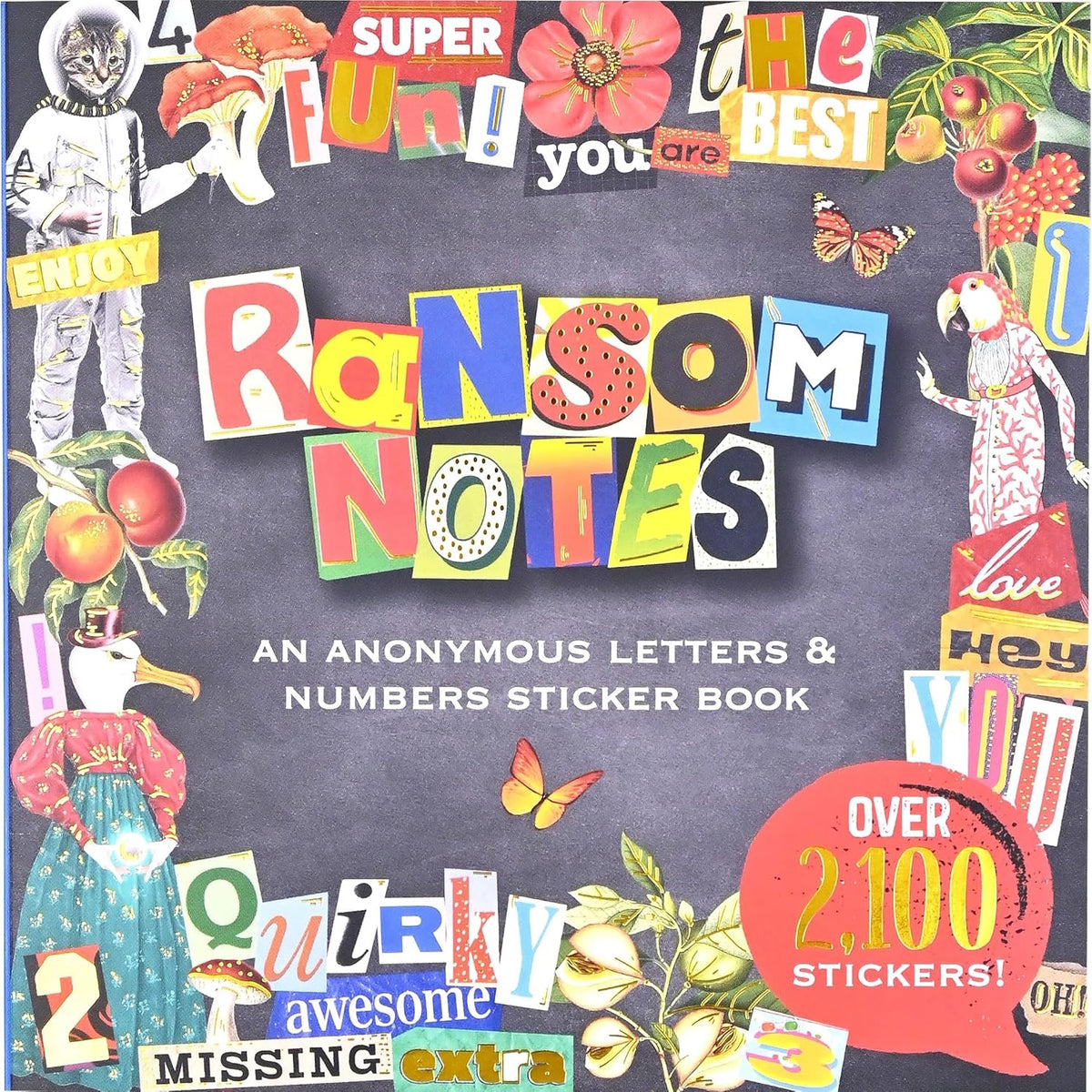 Ransom Notes Sticker Book - Over 2100 Stickers! — WashiGang