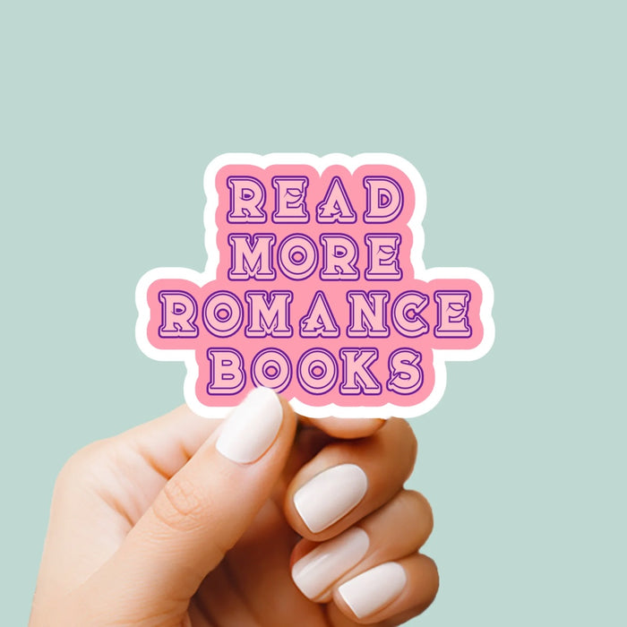 Read More Romance Books Holographic Vinyl Sticker