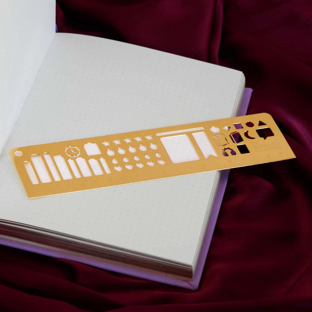 Reading Journal Stencil Ruler — WashiGang