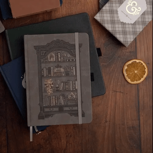 Bookshelf Reading Journal - A5