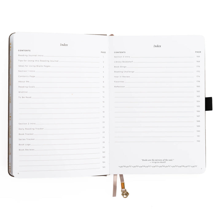 Bookshelf Reading Journal - A5