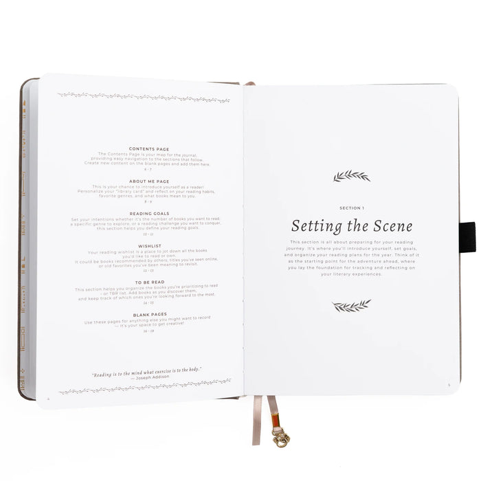 Bookshelf Reading Journal - A5