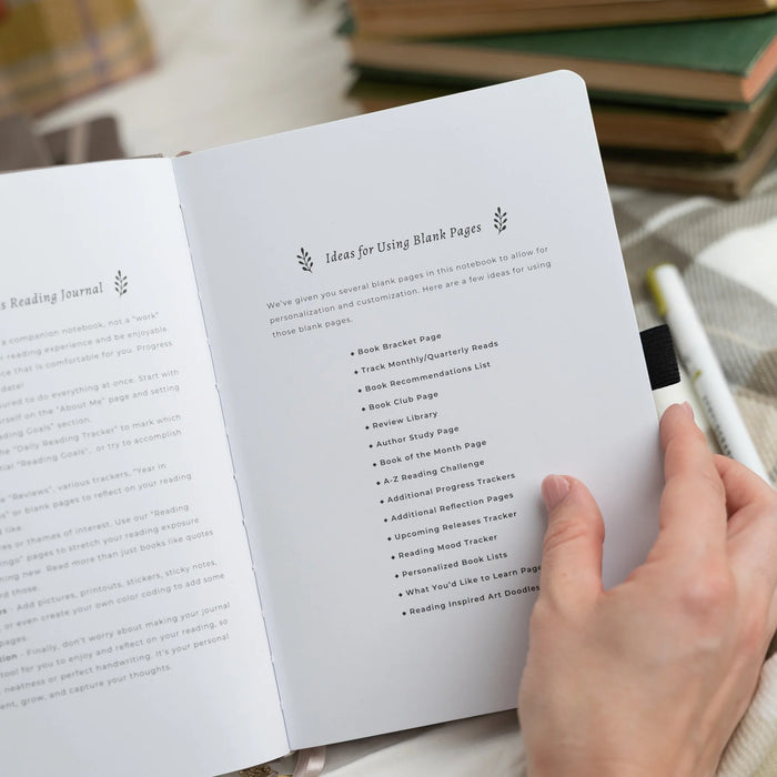 Bookshelf Reading Journal - A5