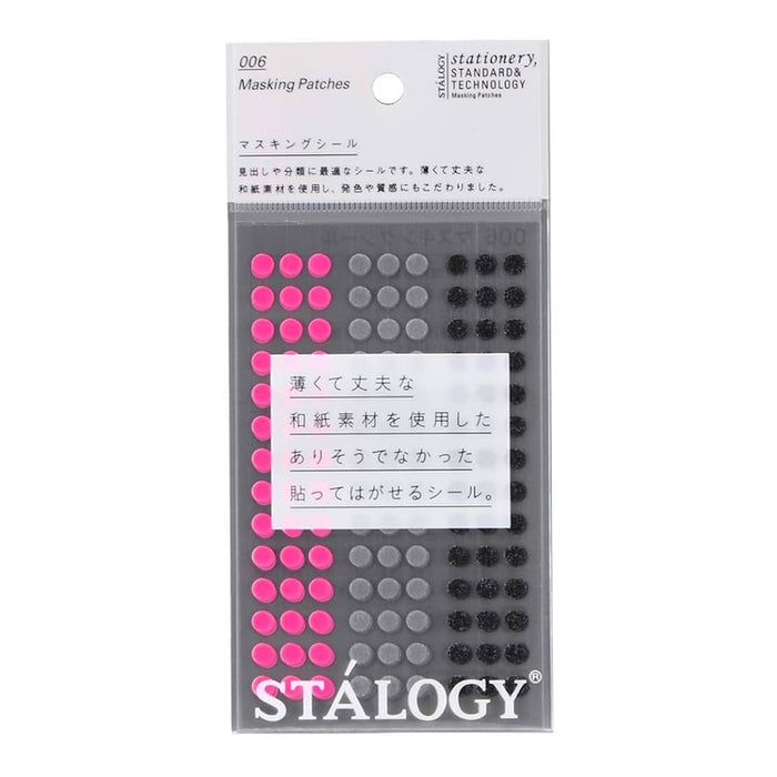 Stalogy Round Masking Tape Stickers - 5mm - Space