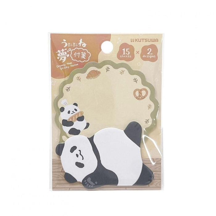 'Dreamy Nap' Sticky Note Set - Panda