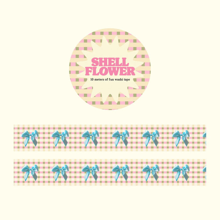 Gingham Bows Washi Tape