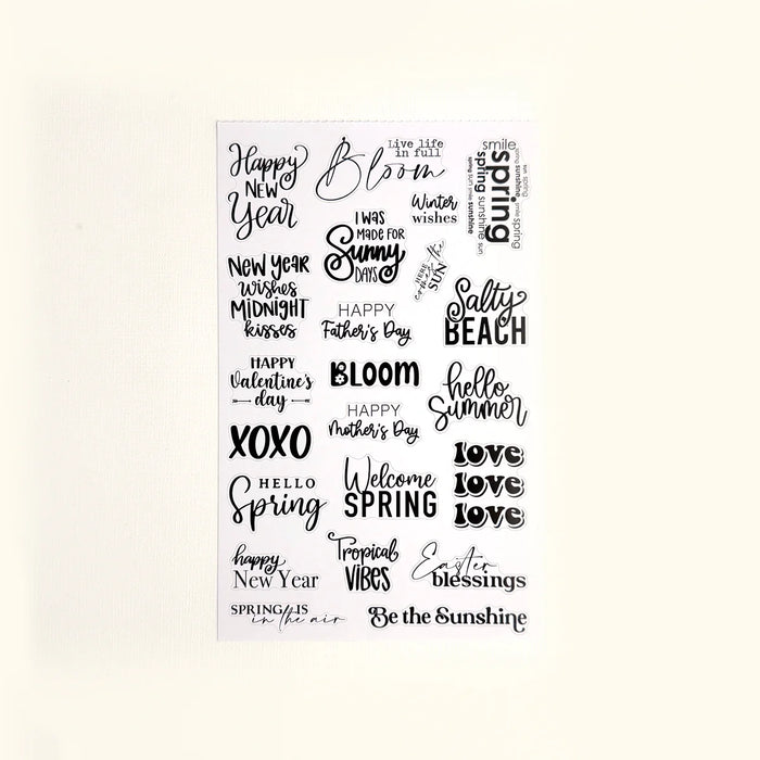 Seasonal Love (January-June) Deluxe Sticker Book