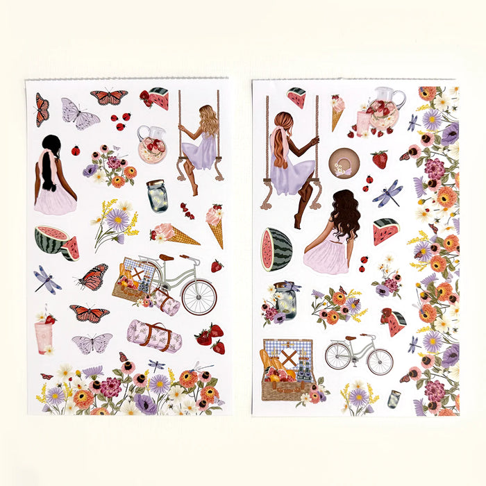 Seasonal Love (July-December) Deluxe Sticker Book