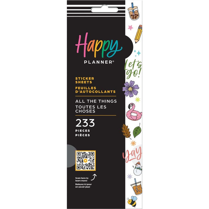 The Happy Planner 'All The Things Icons' Sticker Book - 8 Sheets
