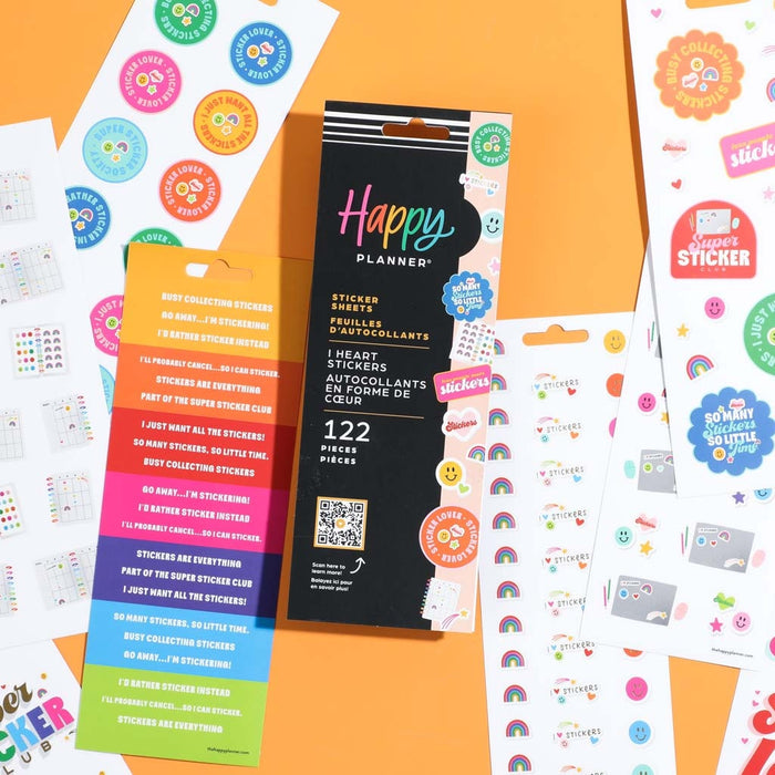 The Happy Planner 'I Heart Stickers' Sticker Book - 8 Sheets