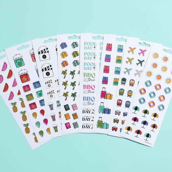 The Happy Planner 'Summer Bucket List' Sticker Book - 8 Sheets