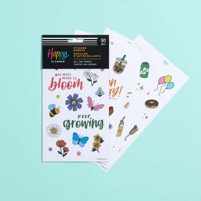 The Happy Planner 'All The Things Icons' Stickers - 5 Sheets