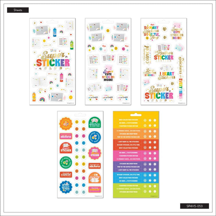 The Happy Planner 'I Heart Stickers' Stickers - 5 Sheets