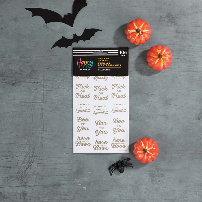 The Happy Planner 'Halloween' Stickers - 5 Sheets