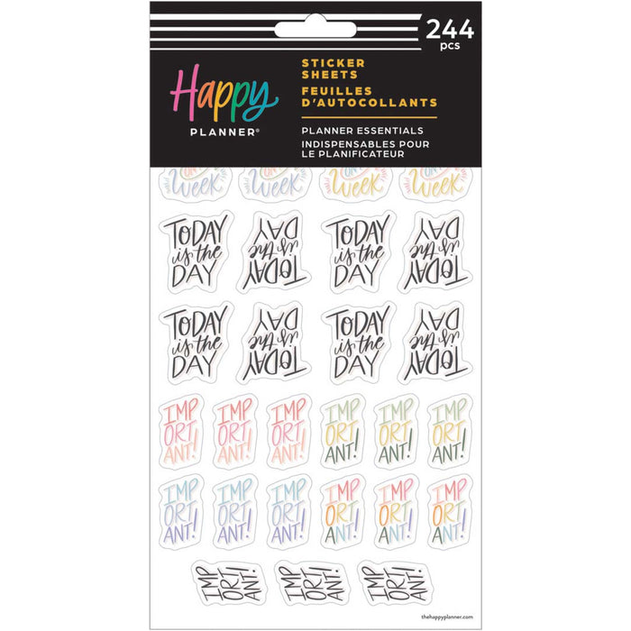 The Happy Planner 'Planner Essentials' Stickers - 5 Sheets