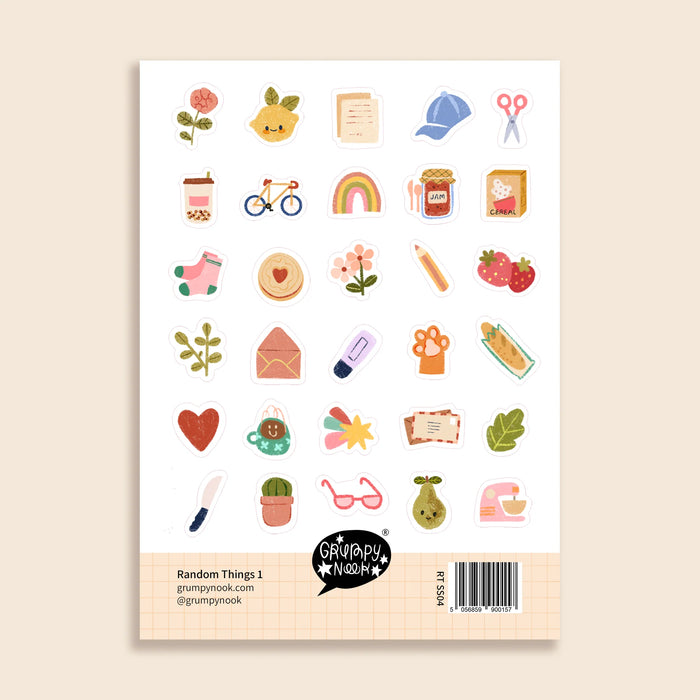 Random Things 1 Sticker Sheet