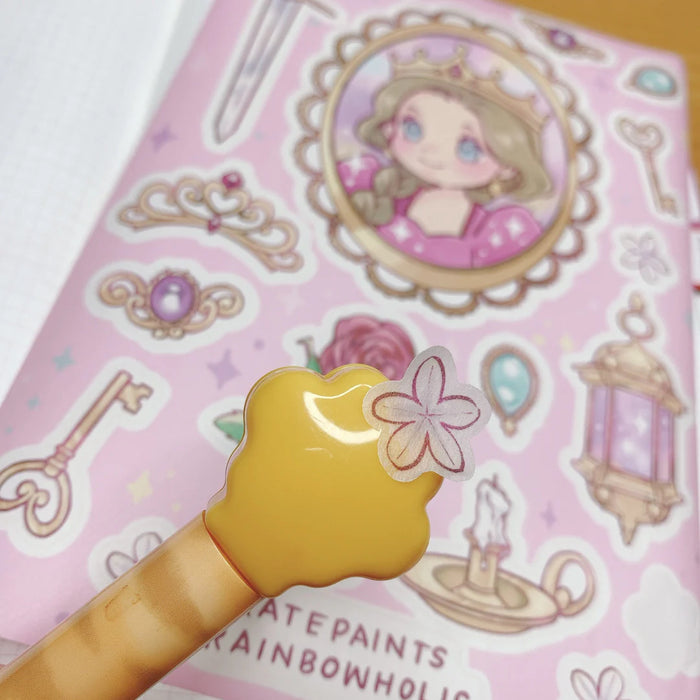 rainbowholic x Kate Paints A5 Washi Sticker Sheet - Princess