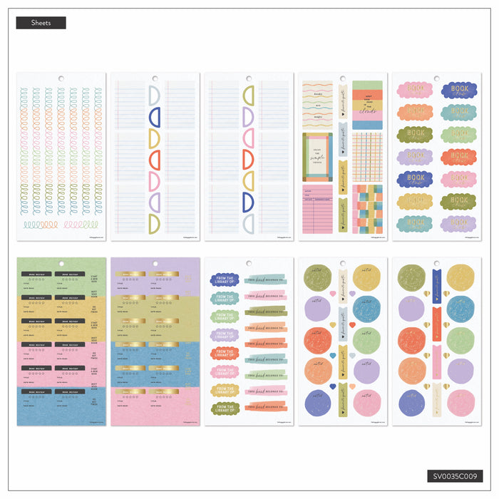 The Happy Planner CLASSIC Value Pack Stickers - Reading - 30 Sheets