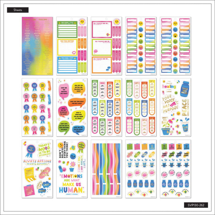 LAST STOCK! The Happy Planner CLASSIC Value Pack Stickers - Take Care Of You - 30 Sheets