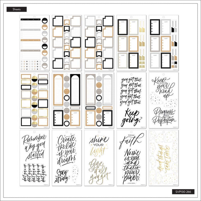 The Happy Planner x By Candace CLASSIC Value Pack Stickers - Bold & Free - 30 Sheets