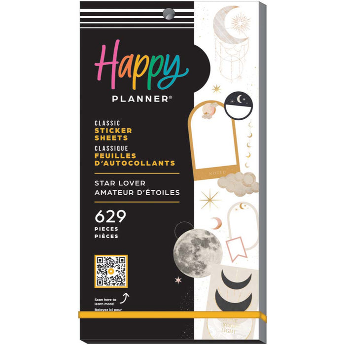 The Happy Planner CLASSIC Value Pack Stickers - Star Lover - 30 Sheets