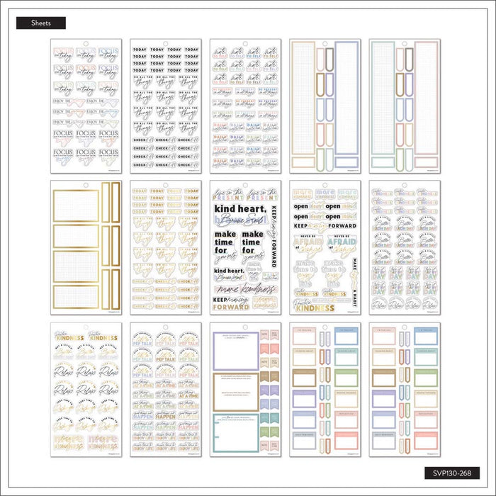 LAST STOCK! The Happy Planner CLASSIC Value Pack Stickers - Recovery - 30 Sheets