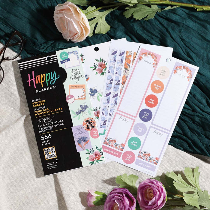 The Happy Planner CLASSIC Value Pack Stickers - Peggy Dean - 30 Sheets