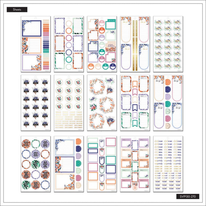 The Happy Planner CLASSIC Value Pack Stickers - Peggy Dean - 30 Sheets